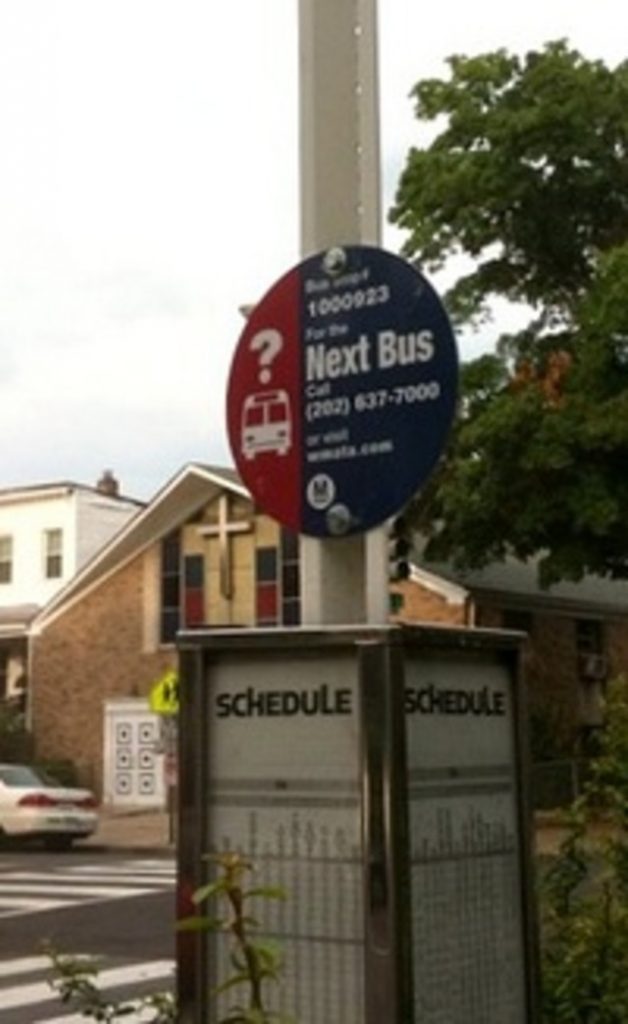 Testing Next Bus: Stop Numbers Posted at Wrong Locations | DCist