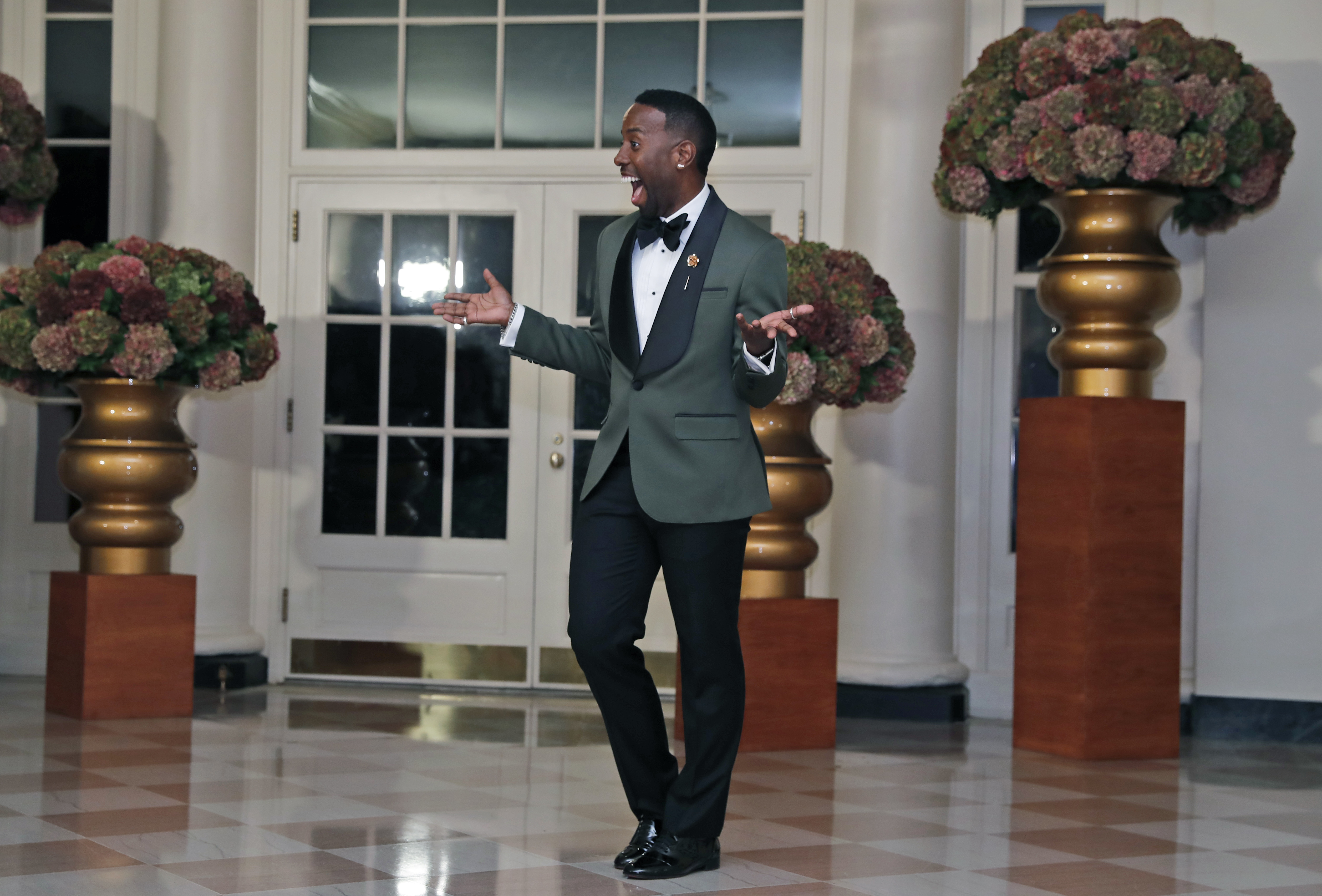 Photos Michelle Obama Rocks Versace At Final State Dinner Dcist