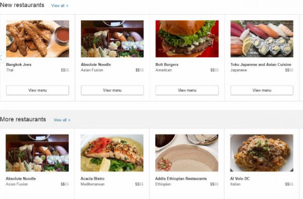 Amazon Adds Restaurant Delivery Service To D.C., But Not To Some Areas ...