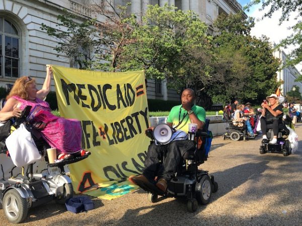 Protesters With Disabilities Dragged Out Of Senate Building Again | DCist