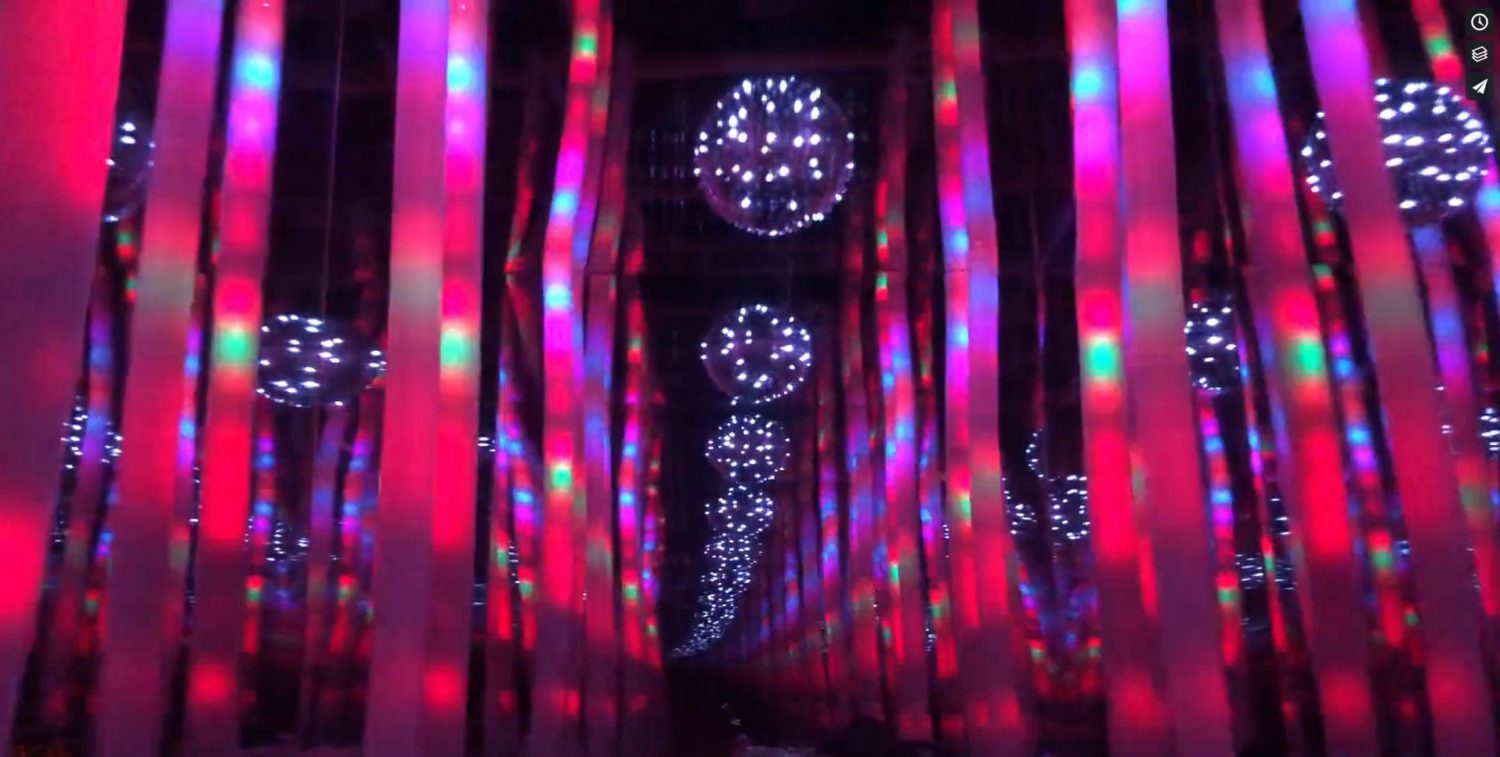 There's An Immersive Music Visualization Installation At Wunder