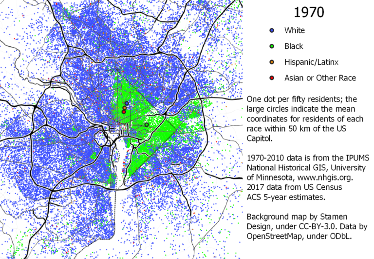 This GIF Shows How The D.C. Area's Demographics Have Changed Since 1970 ...