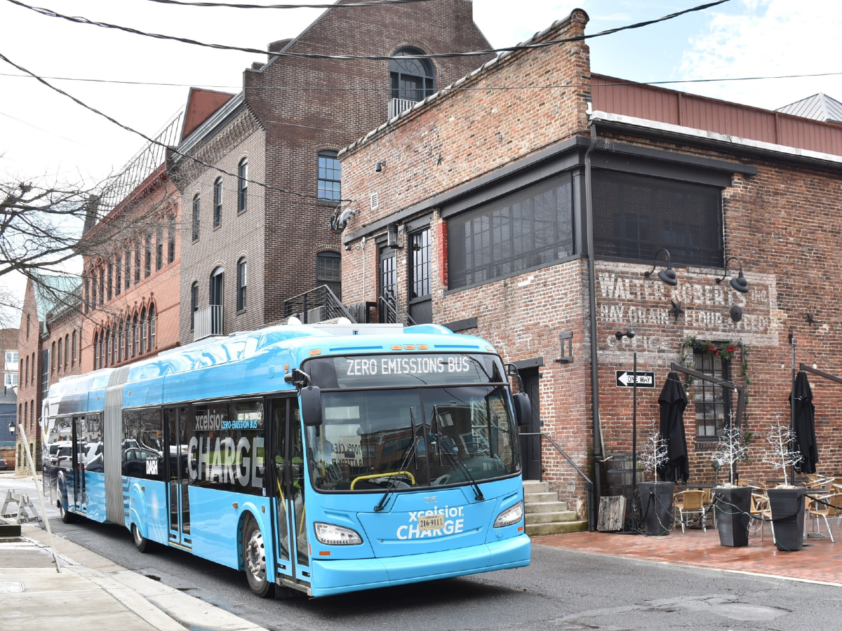 Alexandria Is Testing Out Its First Electric 'Accordion' Bus This Week