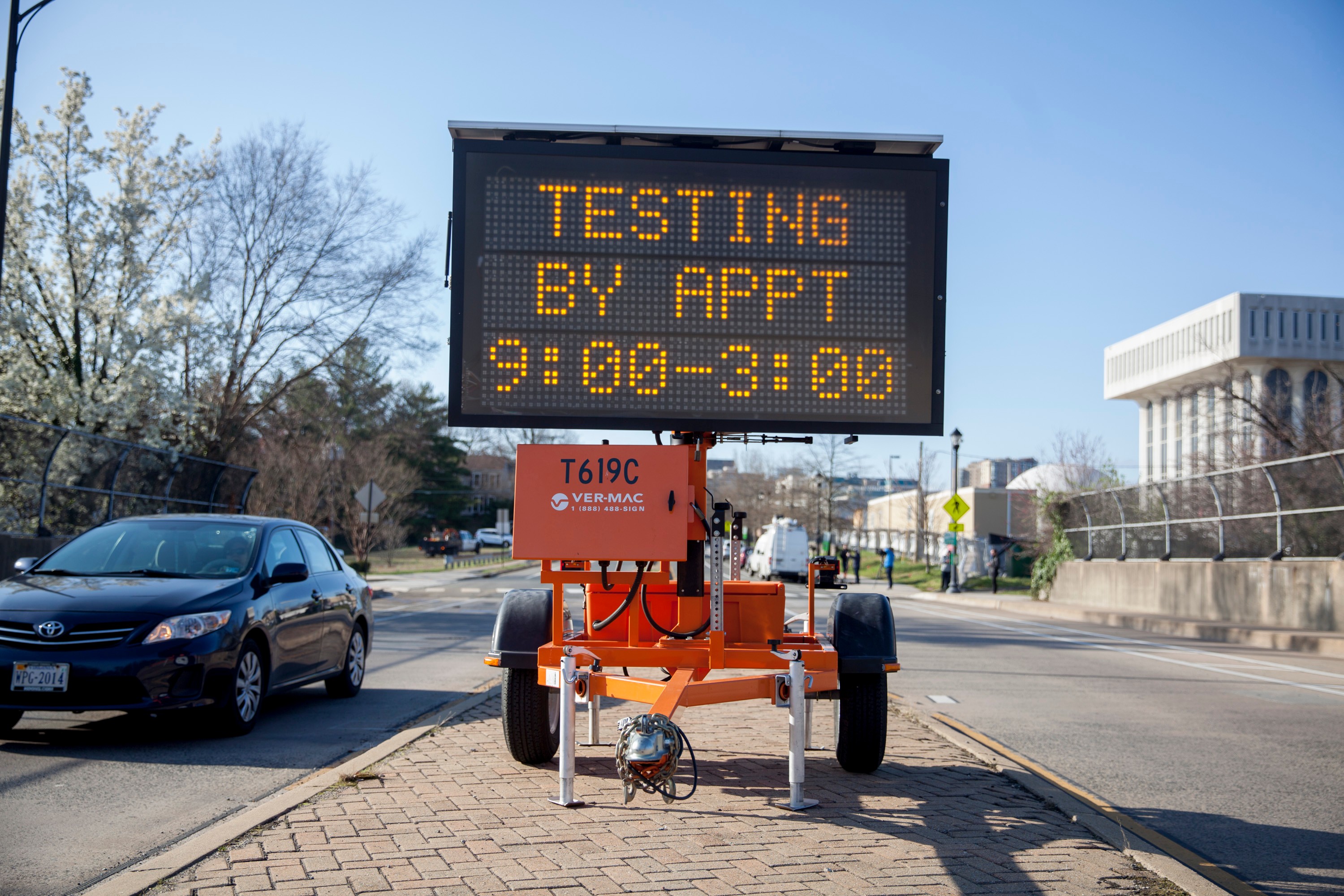 In Arlington, DriveThrough Coronavirus Testing Is Limited As Demand Grows DCist