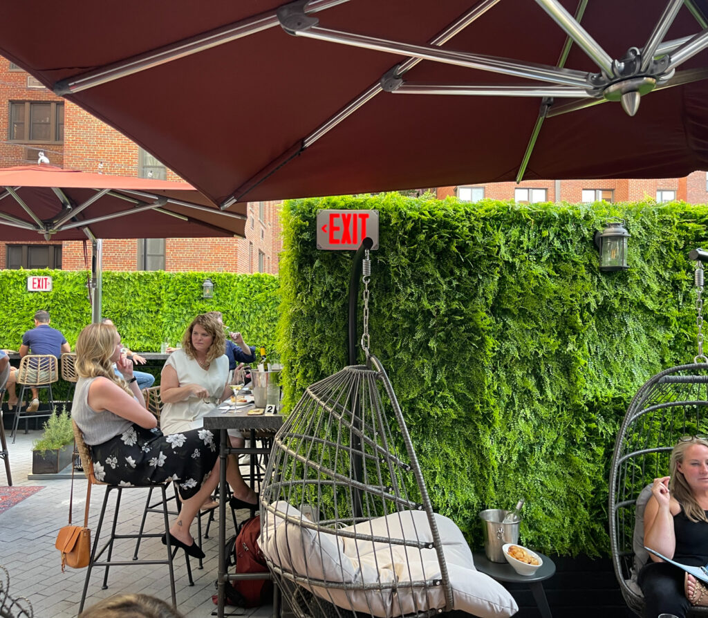 First Look Bottles Wine Garden Offers A Wine Hideaway DCist