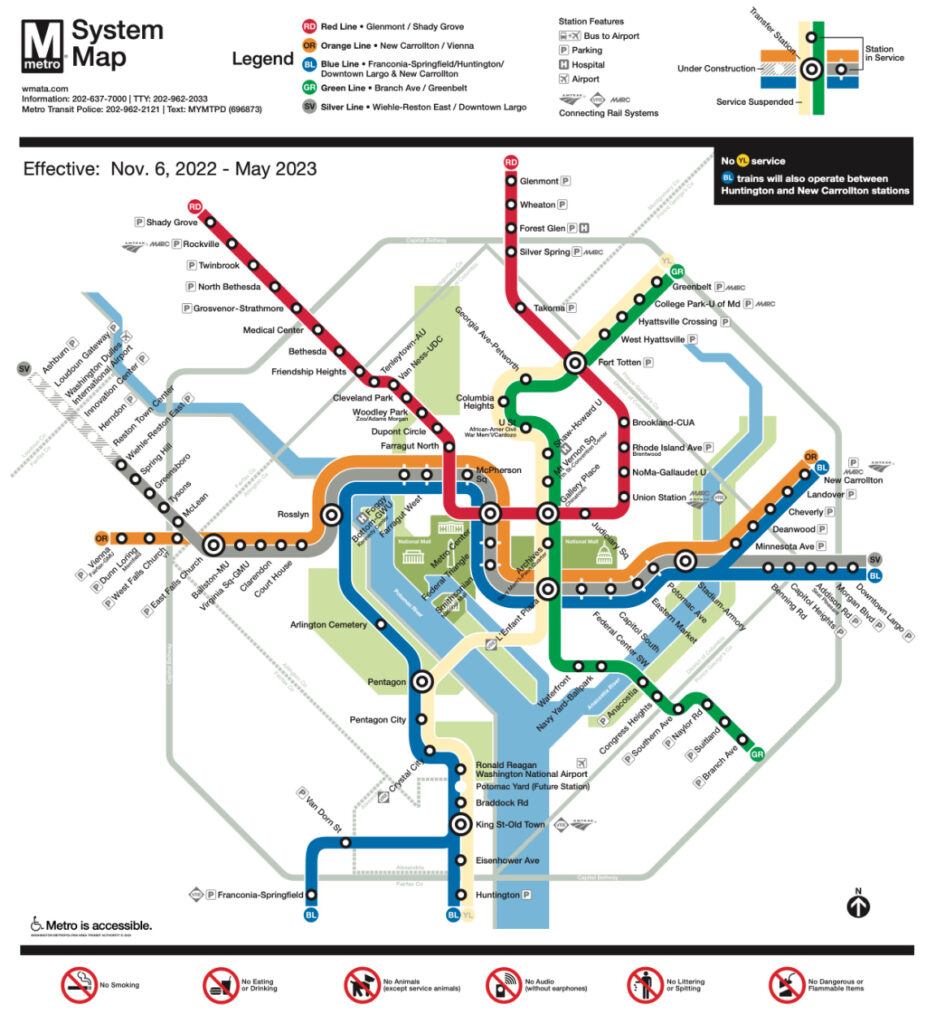Blue Line Plus Will Now Serve Metro Stations South Of DCA | DCist