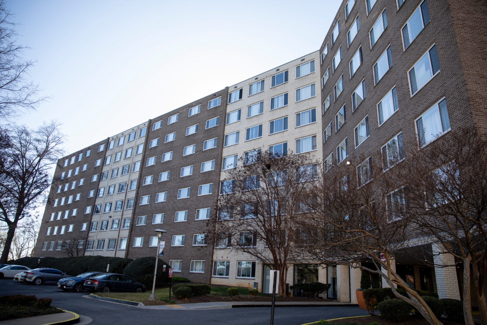 Un foto del envejecido complejo de 280 apartamentos