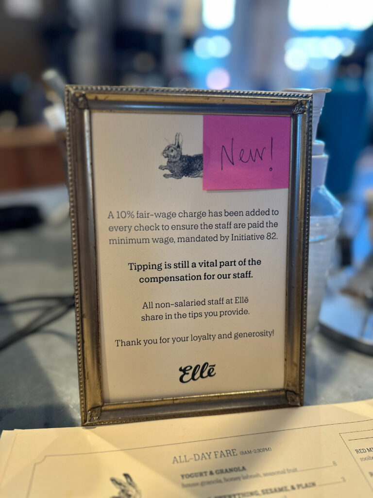 How DC Restaurants Are Supposed To Disclose Service Fees