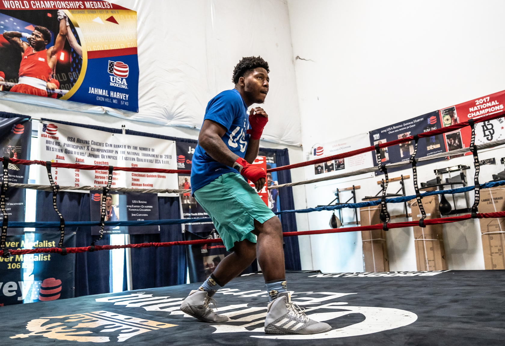 This boxer from Prince George's County is on his way to the